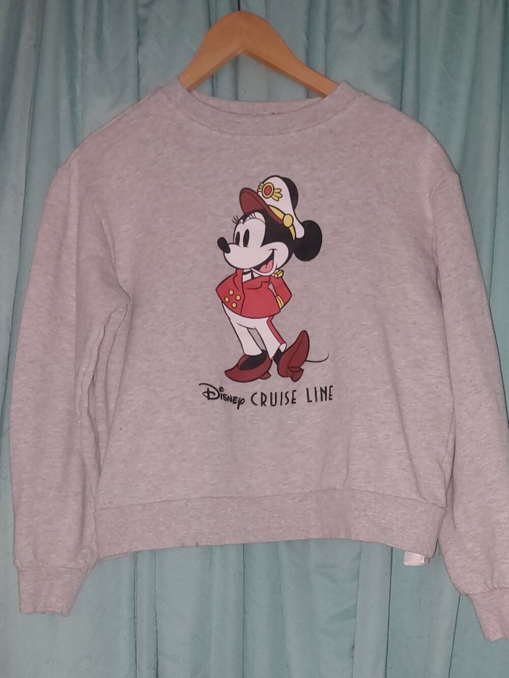 Disney Cruise Minnie Mouse Line Crewneck Sweatshirt Small